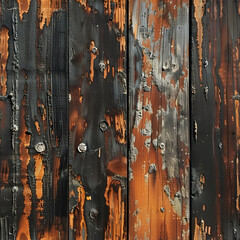 corroded wood texture in the background