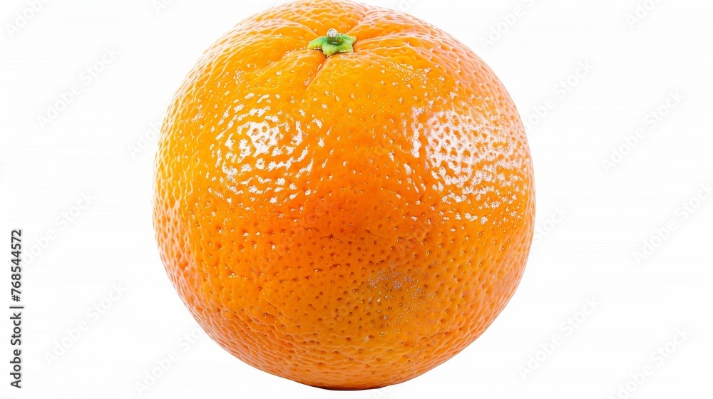 Poster A clipping path showing ripe oranges isolated on white