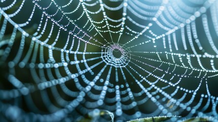 Delicate and complex, a spider's web is a work of art.