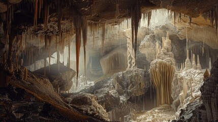 Cave Filled With Cave Formations