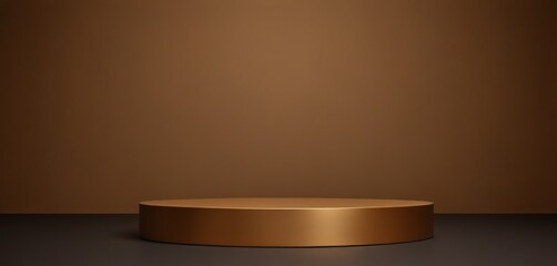 wooden table with gold background