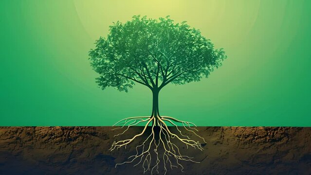 A graphic illustration of a tree with roots representing wills and estate management and branches representing the impact on future generations. The title Simplifying Life