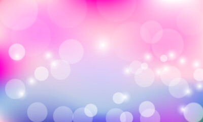 vector colored bokeh background with light