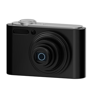 Compact Camera Equipment Photography 3D Icon
