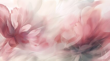 light soft pastel pink floral abstract background