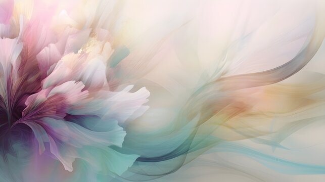 dreamy elegant beauty light soft pastel abstract floral background with flowers