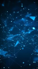 Fototapeta premium Dark blue abstract background