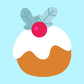 vector jewish sufganiyot pastry on blue background