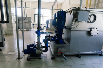 Boiler station, boiler room. Engine room, technical equipment.