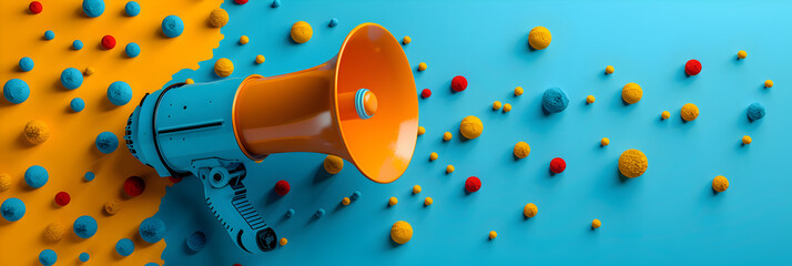  Strategic Marketing Campaigns Illustrate stratege,
A colorful speaker is being fired into a white background.