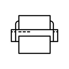 printer machine in line style