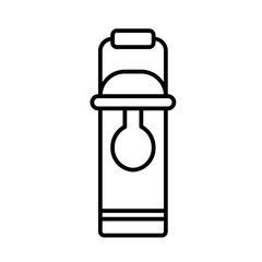 lantern light in line style