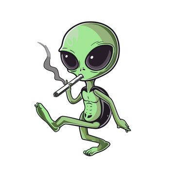 Alien Smoking - Images et vidos libres de droits | Adobe Stock