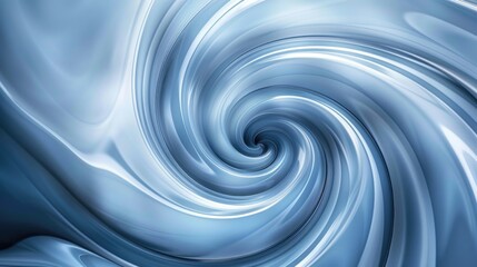 Fototapeta premium Abstract digital art of swirling colors creating a dynamic fractal spiral.