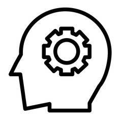 human thought line style