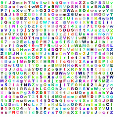 pattern with letters