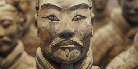Fototapeta na wymiar Xi'an Terracotta Warriors Mystic