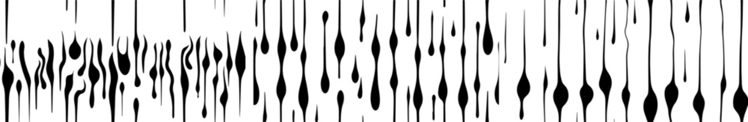 black garlands pattern on white background vector illustration silhouette for laser cutting cnc, engraving, decorative clipart, black shape outline