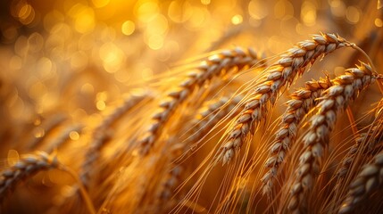 golden wheat field texture background