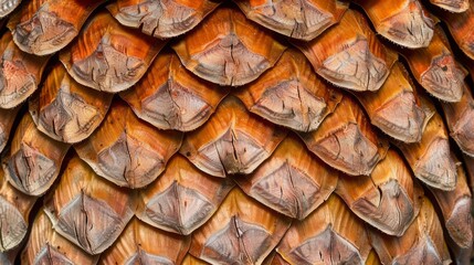 Close Up of a Pine Cone on a Tree
