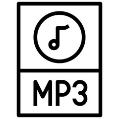 MP3 FILE,audio file,music note,mp3 extension,mp3 format.svg - obrazy, fototapety, plakaty