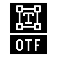 OTF FILE,extension,format,document,archive.svg