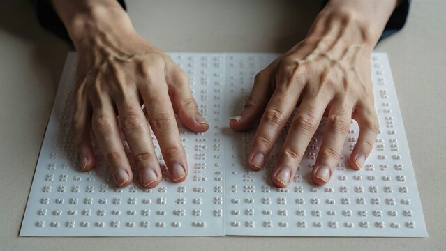 Generative Ai Blind Reading Text In Braille
