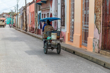 Concept shot of the street of an old city.