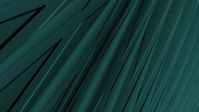 Animated Hi-tech blue color diagonal stripes technological background.  Blue metal texture steel pattern. 