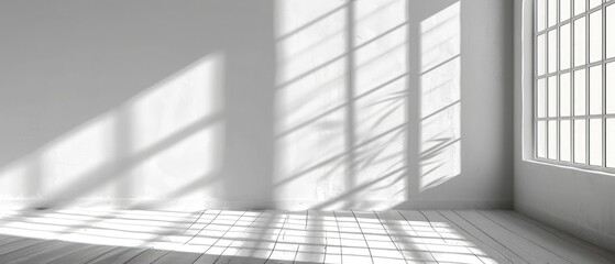 shadows on white wall