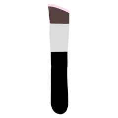 Foundation Makeup Brush illustration isolated on a white background.