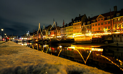 Kopenhagen bei Nacht