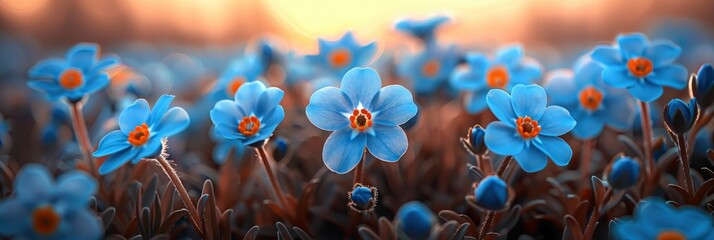 Abstract Background Gradient Forget-Me-Not, Background Image, Background For Banner, HD