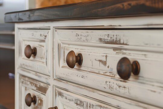 replacing old knobs on upcycled kitchen cabinets