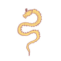 Fototapeta premium image of a gold dragon 