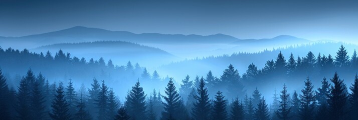 Obraz premium Abstract Background Gradient Slate Blue, Background Image, Background For Banner, HD