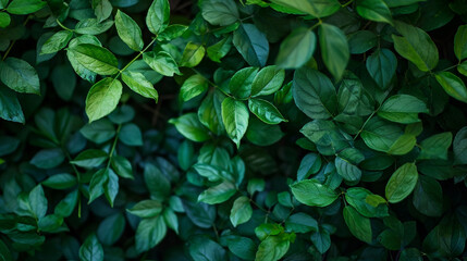 green foliage texture, Leaf texture background. Generative Ai - obrazy, fototapety, plakaty