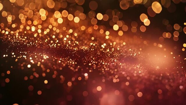 Chic and gl ticket design showcasing a glitter texture and script font for a fashion show.