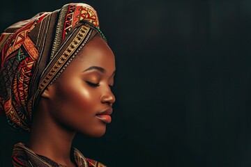 Woman Wearing Head Scarf