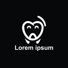 vector dental logo design 