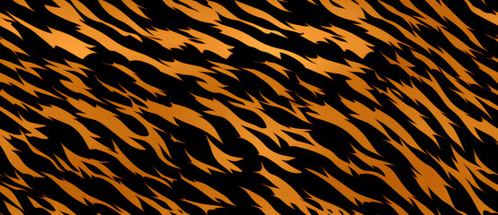 Tiger skin seamless print pattern