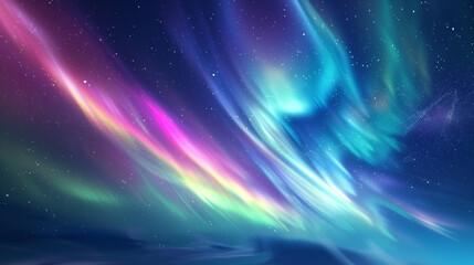 Aurora Borealis Delight: Swirling Colors and Dancing Lights