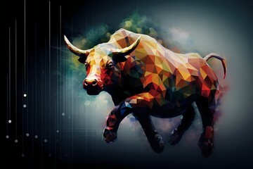 Bullish and bearish trends elegantly balanced on the scale, offering a snapshot of the dynamic forces shaping the financial landscape.