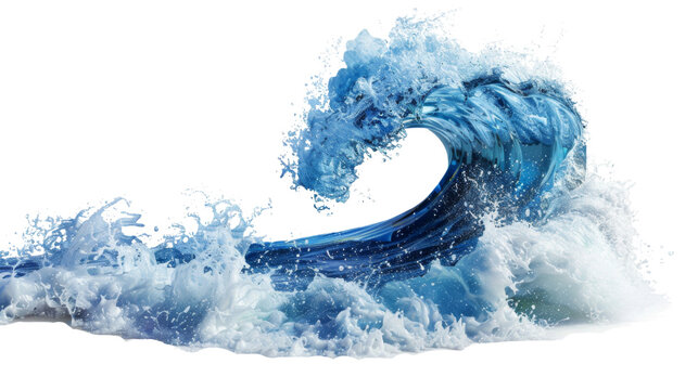 Sea wave transparent background
