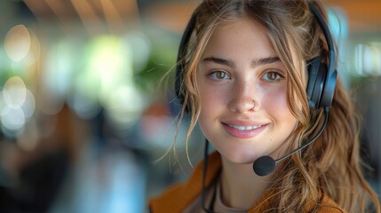 Call center employees are ready to serve customers.