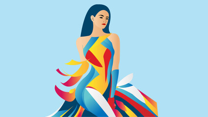 Obraz premium 3d girl