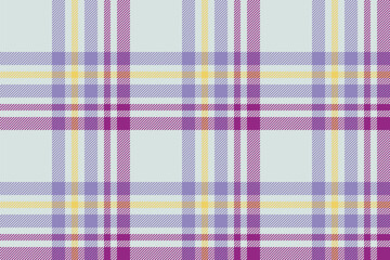 Plaid background, check seamless pattern. Vector fabric texture for textile print, wrapping paper, gift card or wallpaper.