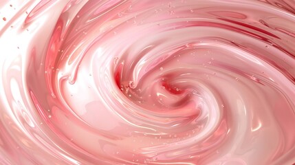 Blushing Eddy: Like an eddy in a peaceful stream, cream blush swirls in a mesmerizing display of beauty. - obrazy, fototapety, plakaty
