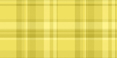 Styling check tartan vector, self textile fabric seamless. Horizontal pattern plaid background texture in yellow color.