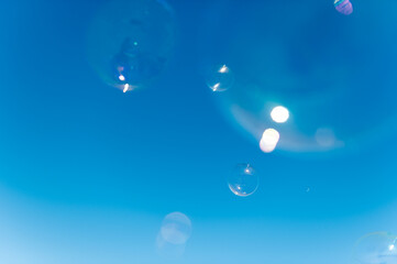 空とシャボン玉
